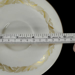 Castleton Carlton Made in the U.S.A. 6" Tea Cup Saucer